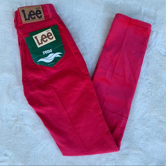 90’s Vintage high waist chunky Lee corduroys - Picture 3 of 12